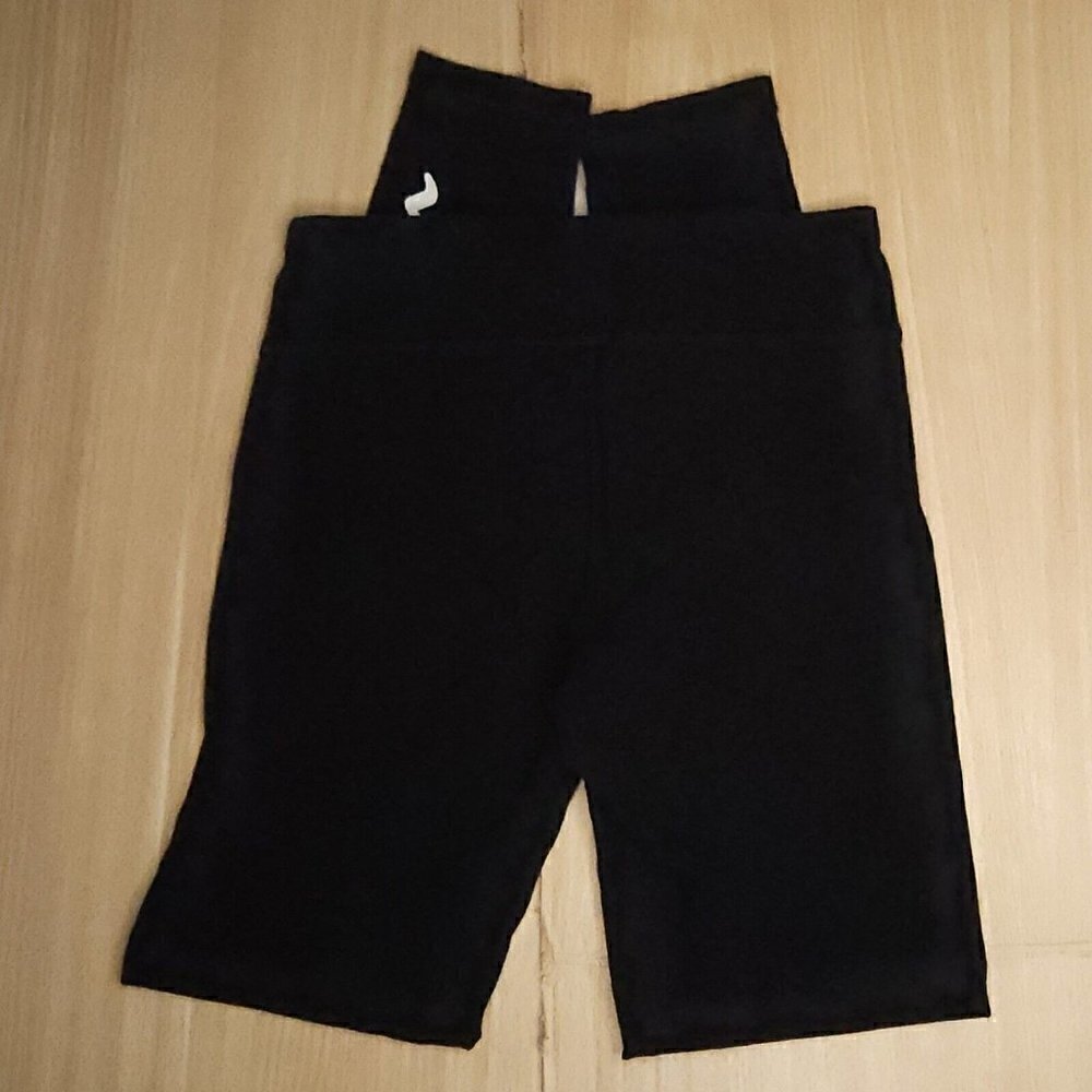 Champion Girls Black Logo Leggings Medium